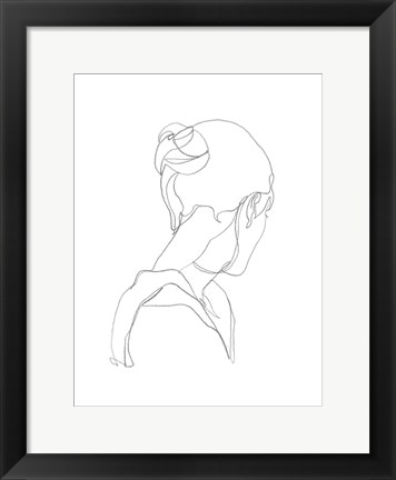 Framed Feminine Contour II Print