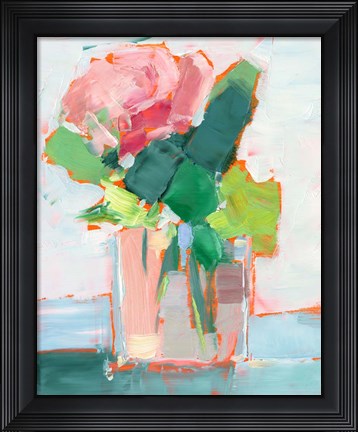 Framed Cut Flowers II Print