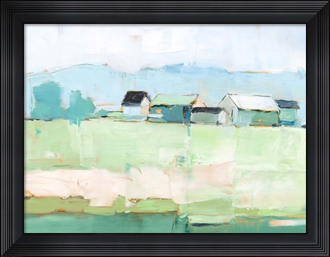 Framed Rural Pastel II Print