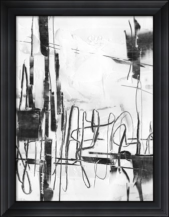 Framed Polar Storm I Print