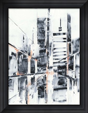 Framed Sunset Refraction I Print