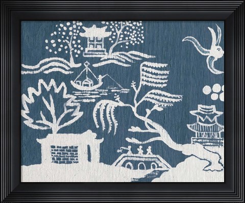 Framed Tea Room I Print