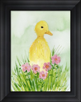 Framed Baby Spring Animals III Print