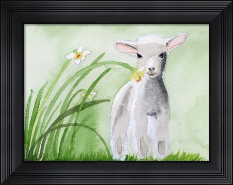Framed Baby Spring Animals IV Print