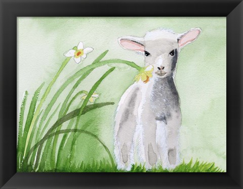 Framed Baby Spring Animals IV Print