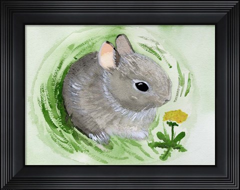 Framed Baby Spring Animals VI Print