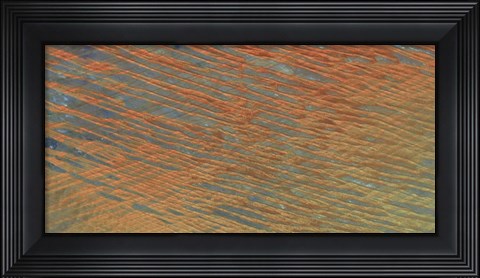 Framed Desert Patterns I Print