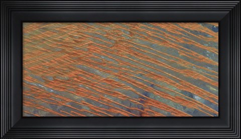 Framed Desert Patterns II Print