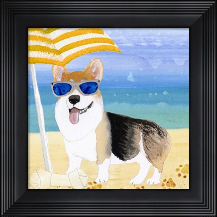 Framed Ruffin&#39; It III Print
