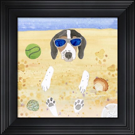 Framed Ruffin&#39; It IV Print