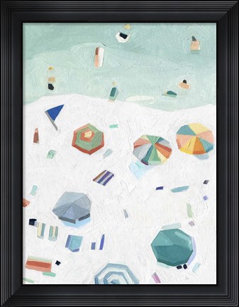Framed Beach Vista II Print