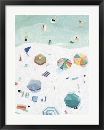 Framed Beach Vista II Print