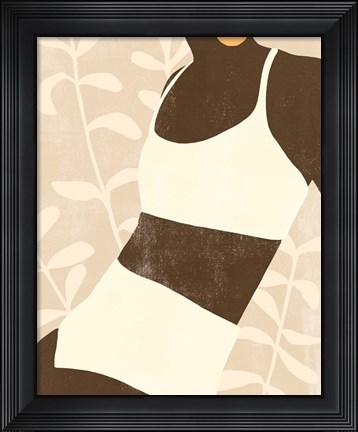 Framed Sunbathers II Print