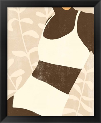 Framed Sunbathers II Print