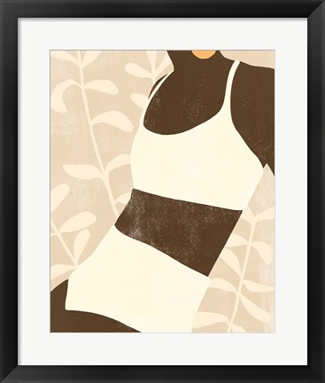 Framed Sunbathers II Print