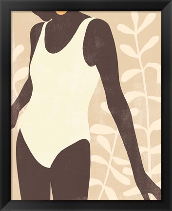 Framed Sunbathers III Print