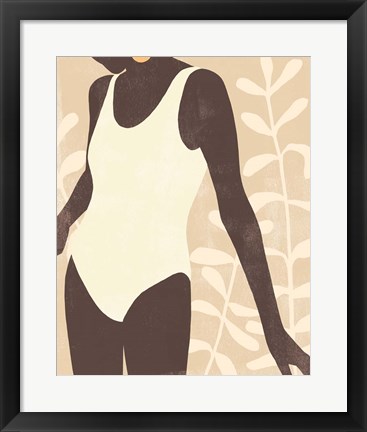 Framed Sunbathers III Print