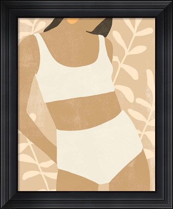 Framed Sunbathers IV Print