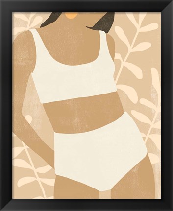 Framed Sunbathers IV Print