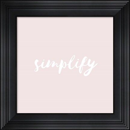 Framed Soft Sentiments II Print
