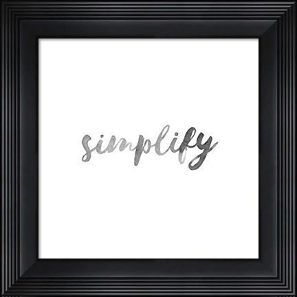 Framed Soft Sentiments III Print