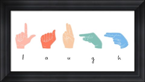 Framed Love Languages II Print