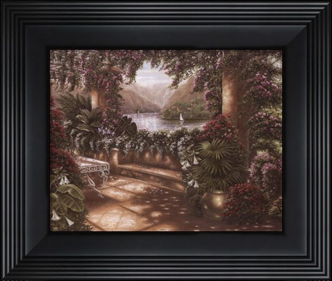 Framed Villa Scaletta Print