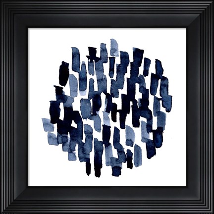 Framed Hatch Marks I Print