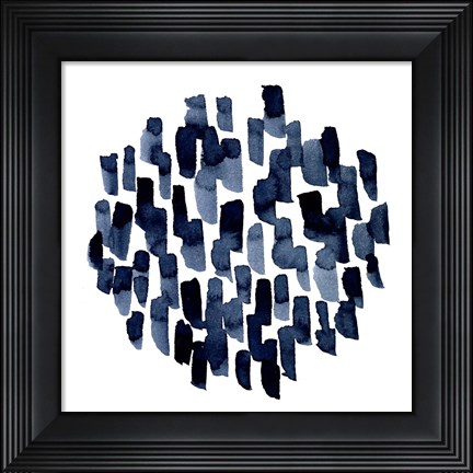 Framed Hatch Marks II Print