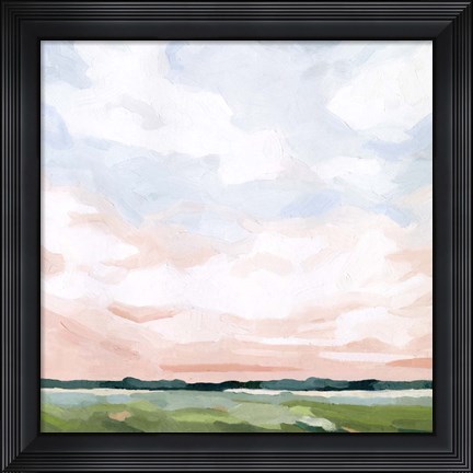 Framed Pink Morning Horizon II Print