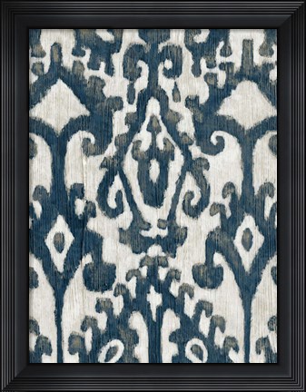 Framed Indigo Samara II Print