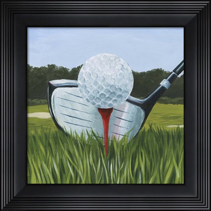 Framed Tee Off I Print