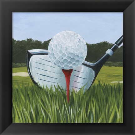 Framed Tee Off I Print