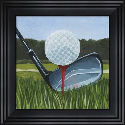 Framed Tee Off II Print