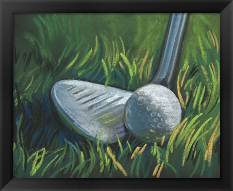 Framed Tee Time II Print