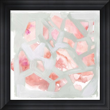 Framed Pink Salt Shards II Print