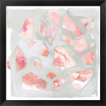 Framed Pink Salt Shards II Print