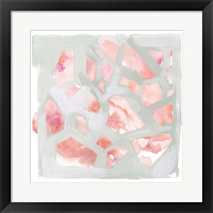Framed Pink Salt Shards II Print