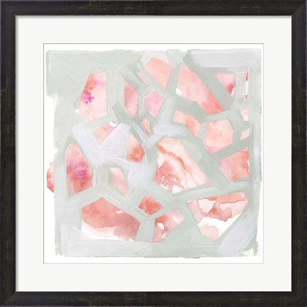 Framed Pink Salt Shards II Print