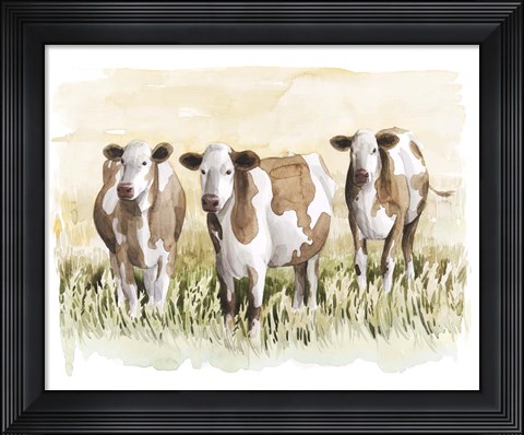 Framed Golden Graze II Print
