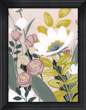 Framed Garden Sketch II Print