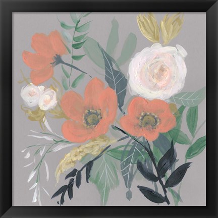 Framed Anemone Jumble II Print