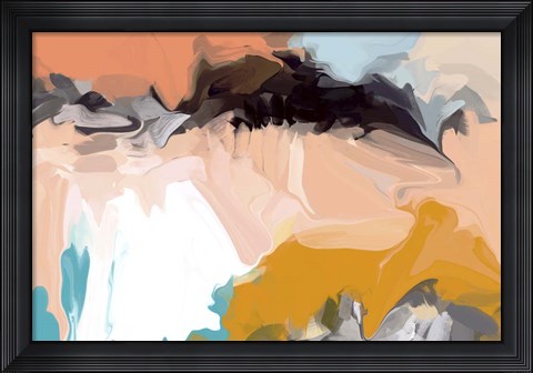 Framed Playful Movement I Print