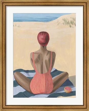Framed Pomello Beach I Print