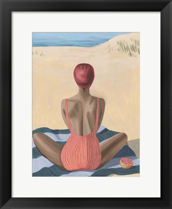 Framed Pomello Beach I Print