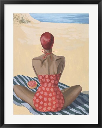 Framed Pomello Beach II Print