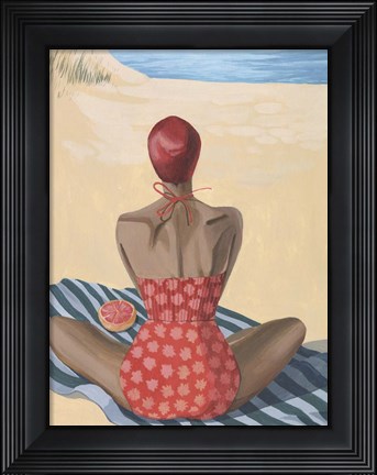 Framed Pomello Beach II Print