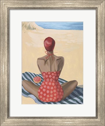 Framed Pomello Beach II Print
