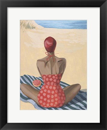 Framed Pomello Beach II Print