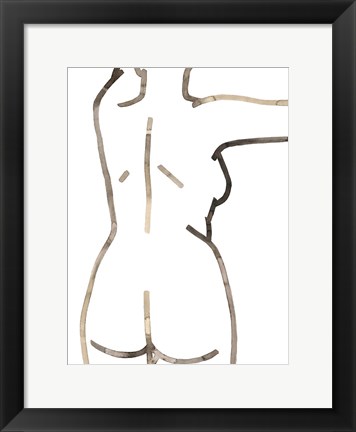 Framed Her Lines II Print